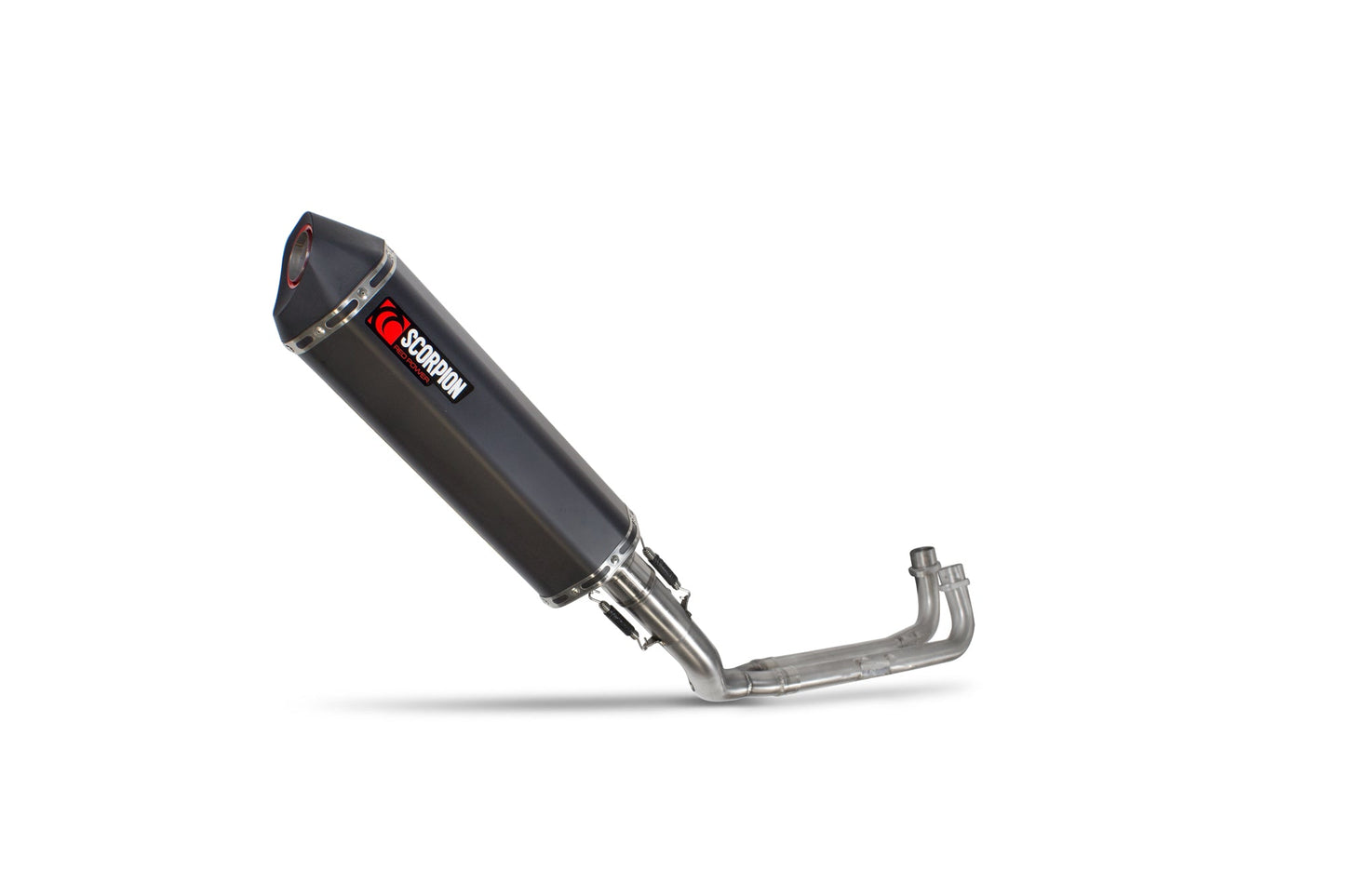 Yamaha T-Max 530 Serket Parallel Full System - Black Ceramic Coated Sleeve - Scorpion Exhaust