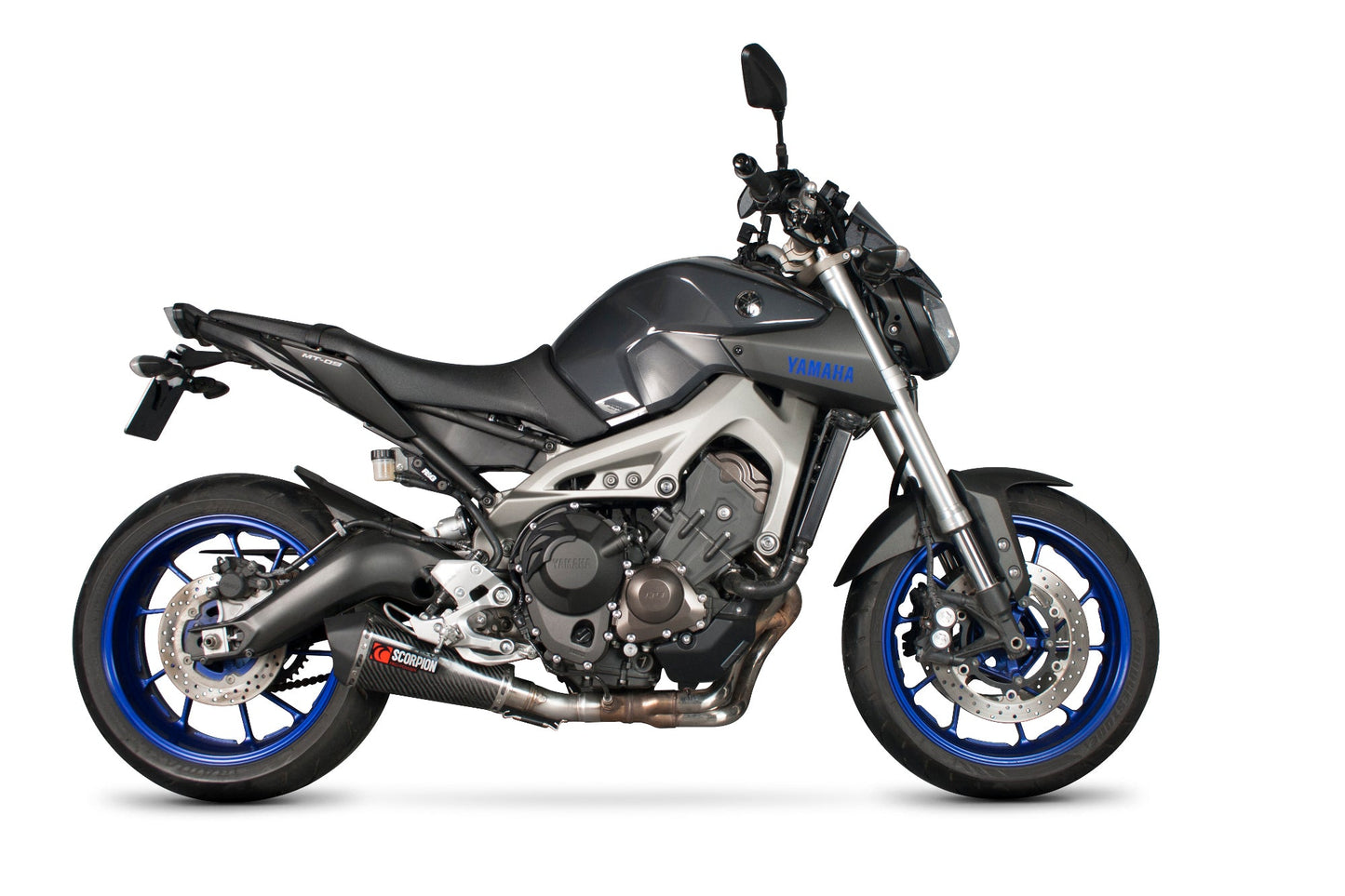 Yamaha MT-09 (2013-2020) / MT-09 SP (2018-2020)Serket Taper Slip-on - Carbon Fibre Sleeve - Scorpion Exhaust
