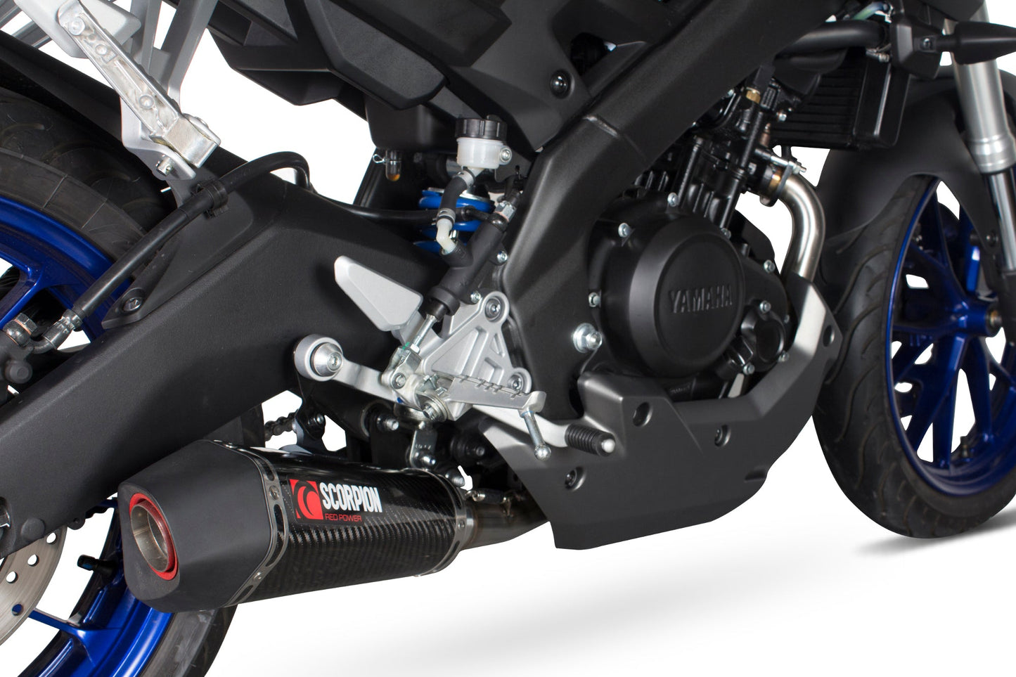 Yamaha MT-125 Serket Taper Full System - Carbon Fibre Sleeve - Scorpion Exhaust