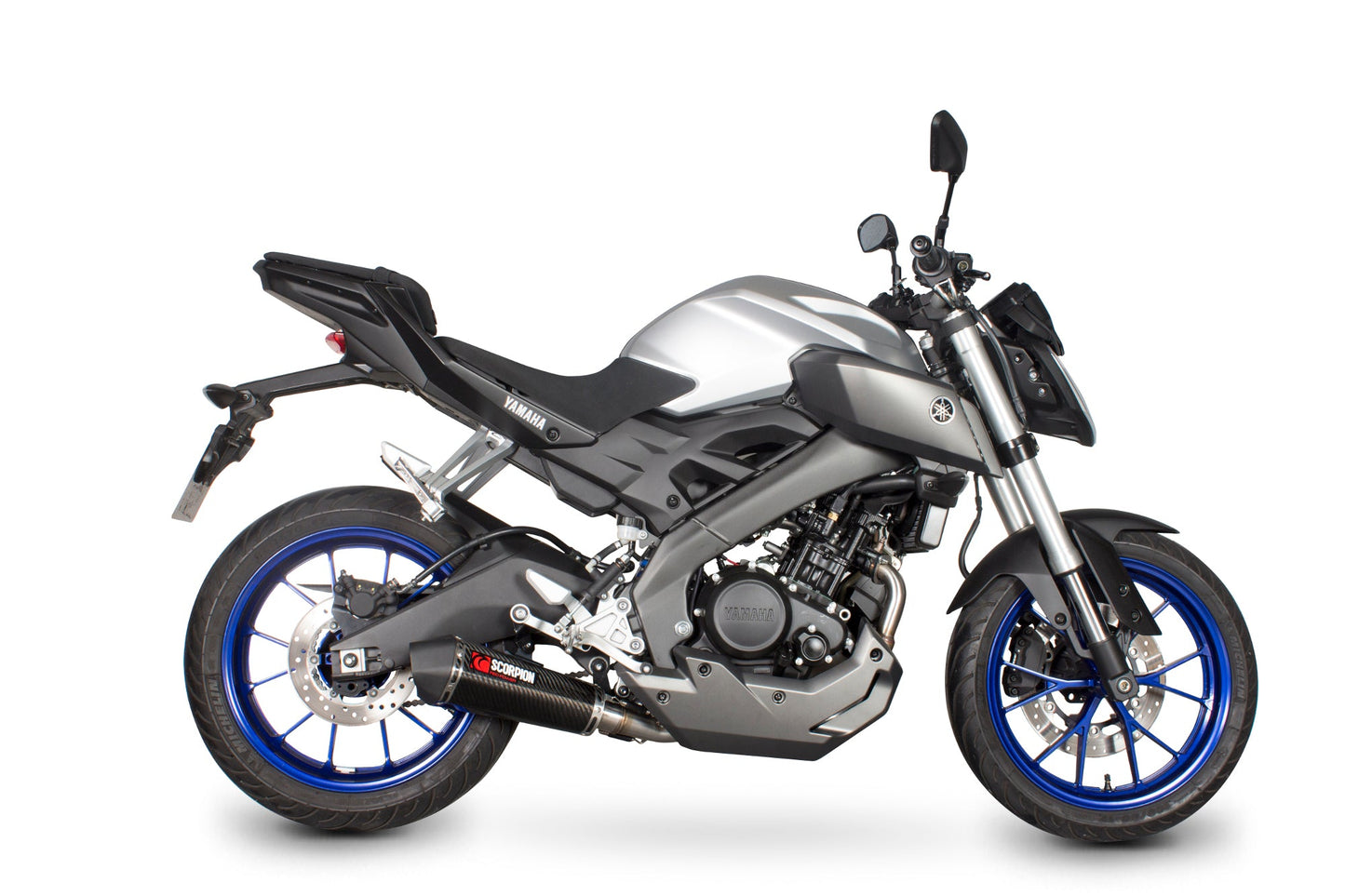 Yamaha MT-125 Serket Taper Full System - Carbon Fibre Sleeve - Scorpion Exhaust