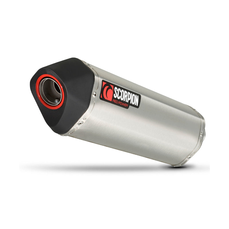 Suzuki GSX1300 R Hayabusa Serket Parallel Slip-on (Pair) - Brushed Stainless Steel Sleeve - Scorpion Exhaust