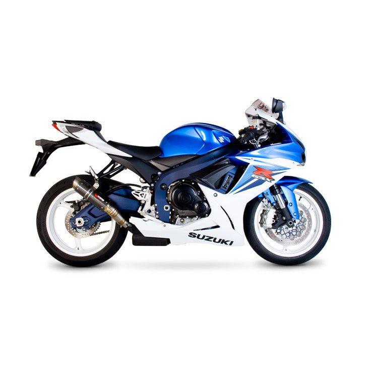 Suzuki GSX-R600 / GSX-R750 RP1-GP Slip-on - Carbon Fibre Sleeve - Scorpion Exhaust
