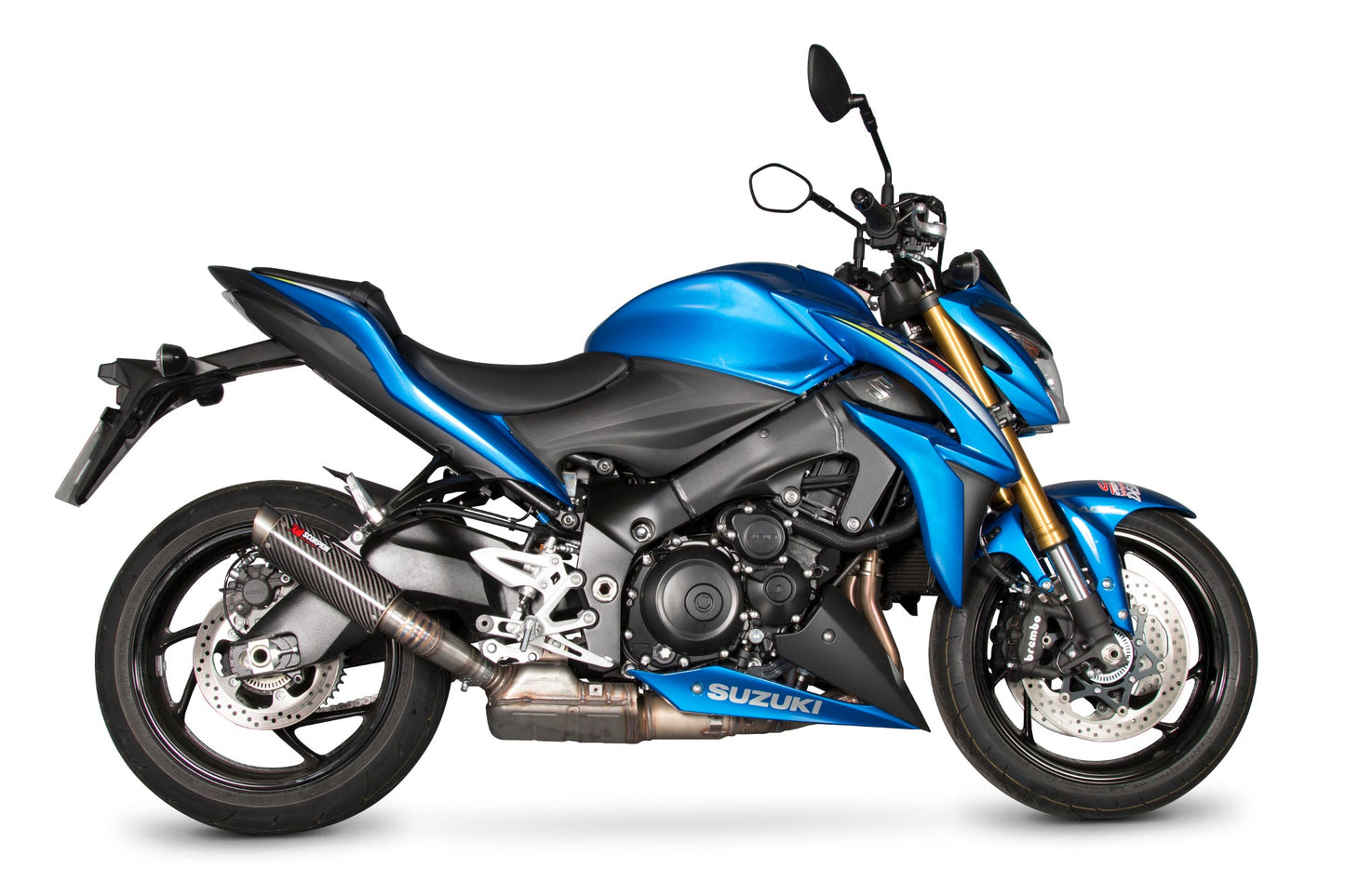 Suzuki GSX-S 1000 / GSX-S 1000 FRP1-GP Slip-on - Carbon Fibre Sleeve - Scorpion Exhaust