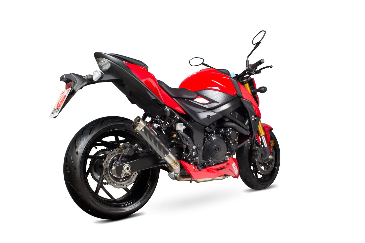 Suzuki GSX-S 750 RP1-GP Slip-on - Carbon Fibre sleeve - Scorpion Exhaust