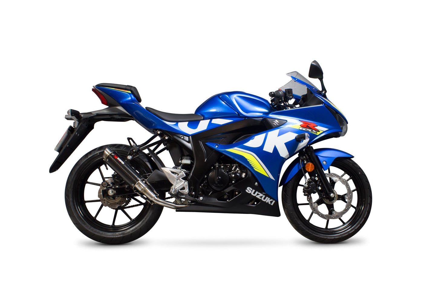 Suzuki GSX-R 125 / GSX-R 150 RP1-GP Full System - Carbon Fibre Sleeve - Scorpion Exhaust