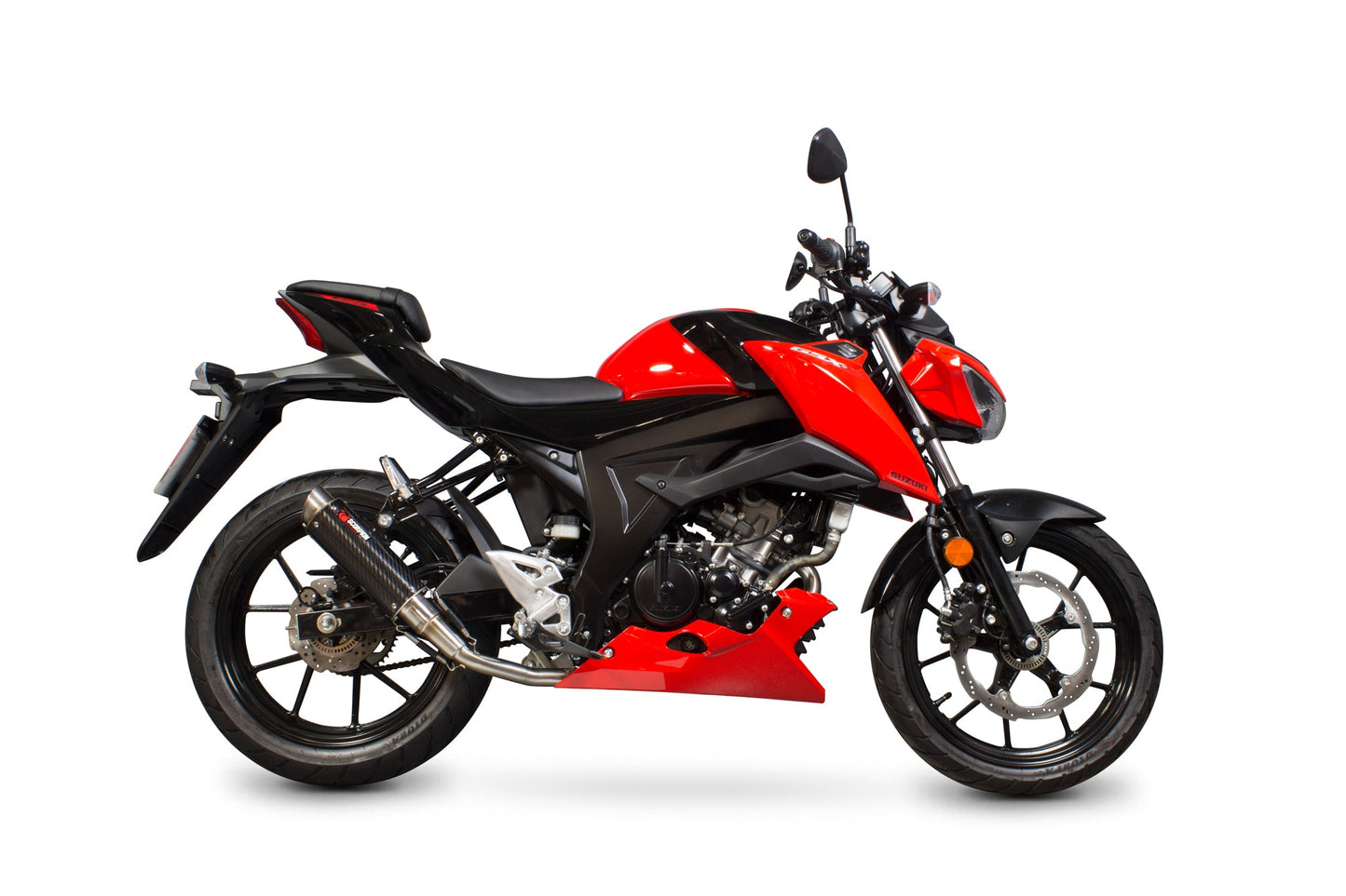 Suzuki GSX-S 125 / GSX-S 150 RP1-GP Full System - Carbon Fibre Sleeve - Scorpion Exhaust