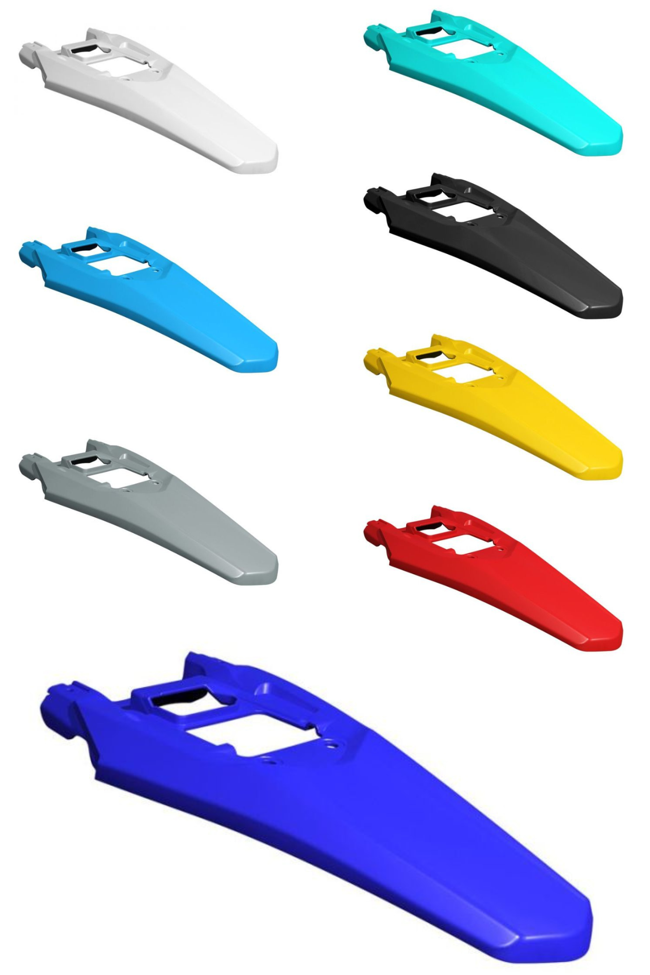 REAR FENDER SURRON ULTRA BEE 23-24 R-PPSURBN0024 black, yellow, blue, red, grey