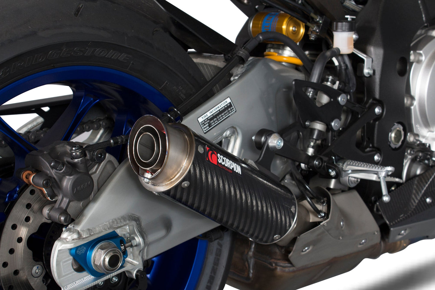 Yamaha YZF-R1 / YZF-R1 MRP1-GP Slip-on - Carbon Fibre Sleeve - Scorpion Exhaust