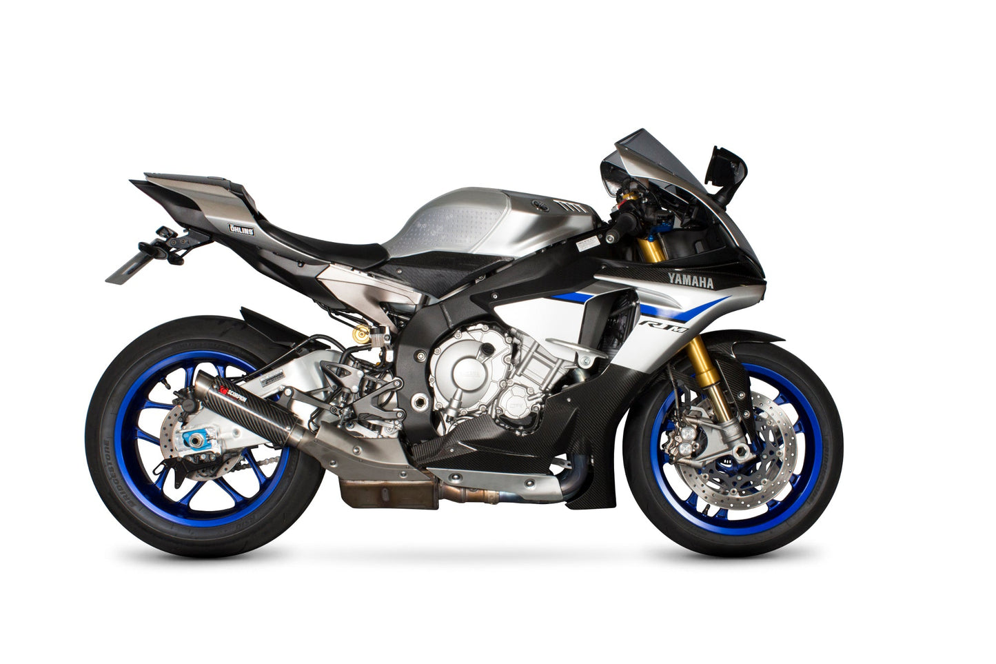 Yamaha YZF-R1 / YZF-R1 MRP1-GP Slip-on - Carbon Fibre Sleeve - Scorpion Exhaust