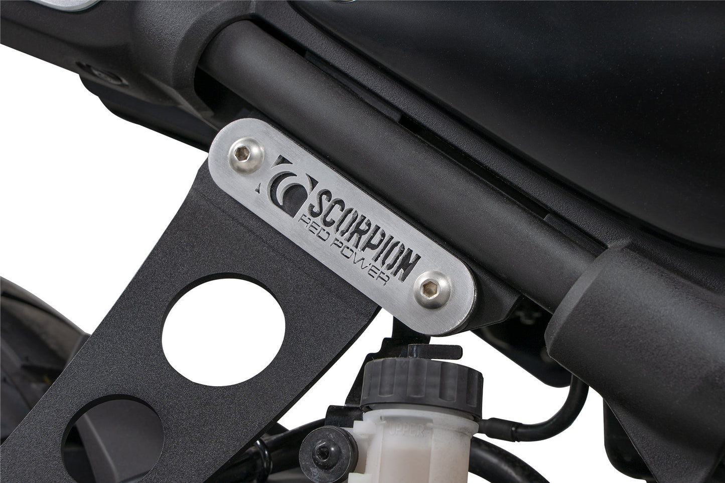 Yamaha XSR-125 Footrest Delete Kit - Silencer Mounting Bracket And Blanking Plates - Scorpion Exhaust