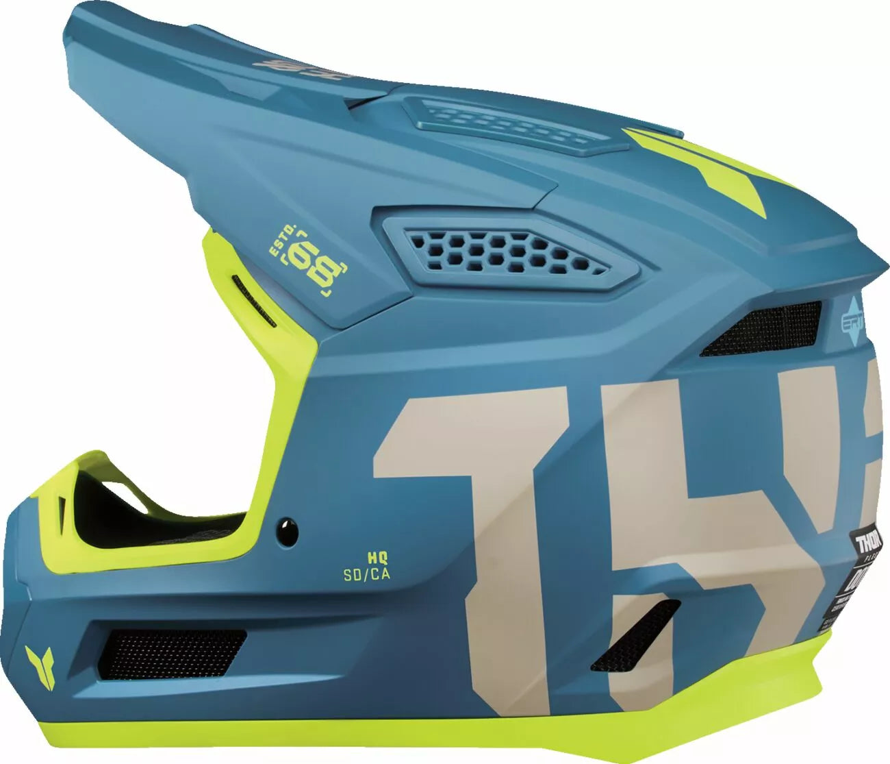 THOR Fleet Forge Helmet NEW 2025 Motocross Helmet YOUTH BLUE