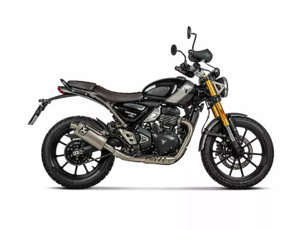 Akrapovic Triumph Speed 400 2023 2024 Slip On Exhaust Road Legal Titanium
