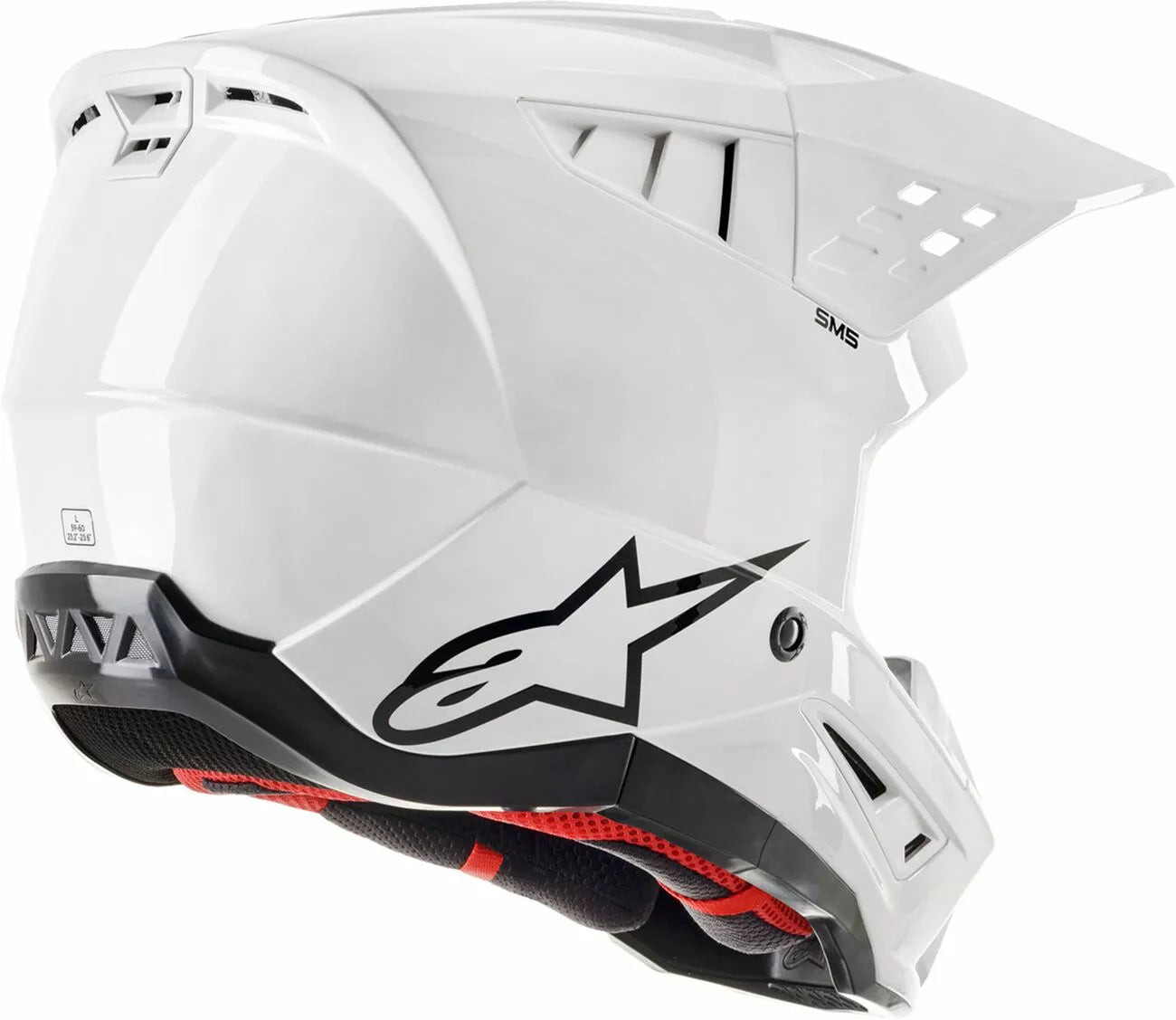 Alpinestars Supertech M5 Solid Helmet White Adult