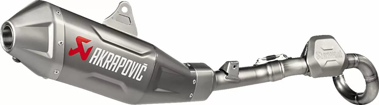 AKRAPOVIC Evo Line Full Exhaust System HONDA CRF 250 R CRF 250 RX 2022 - 2025 TITANIUM