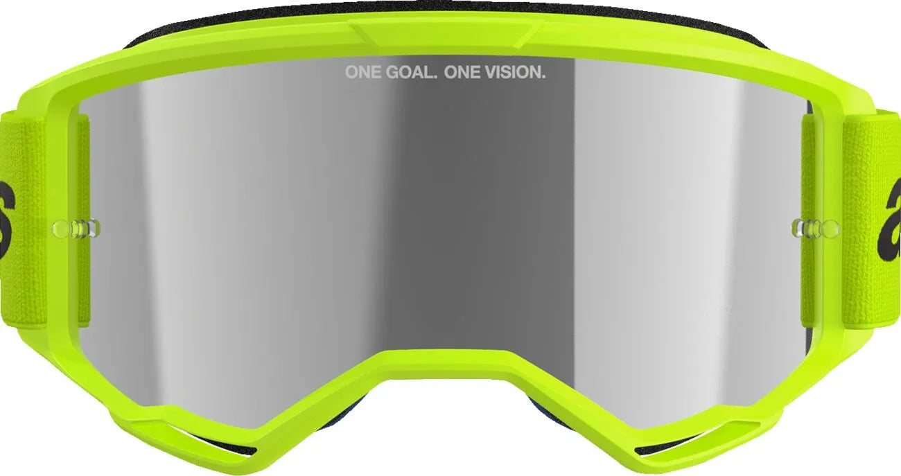 Alpinestars Vision 3 Wordmark Goggles Yellow Adult