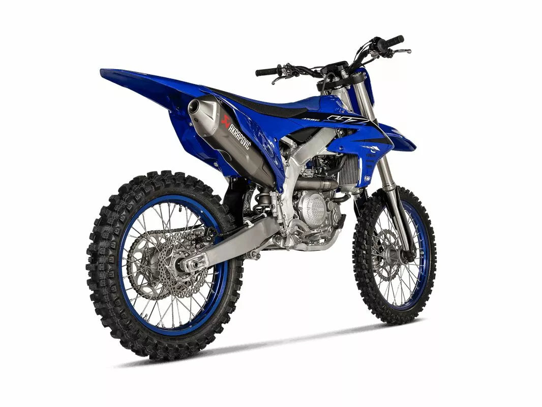 AKRAPOVIC Evo Line Exhaust System YAMAHA YZF 450 WRF 450 YZF 450X 2024 - 2025 TITANIUM