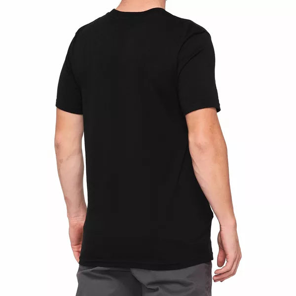 100% T Shirt Tee OFFICIAL Black Motorcycle Apperal