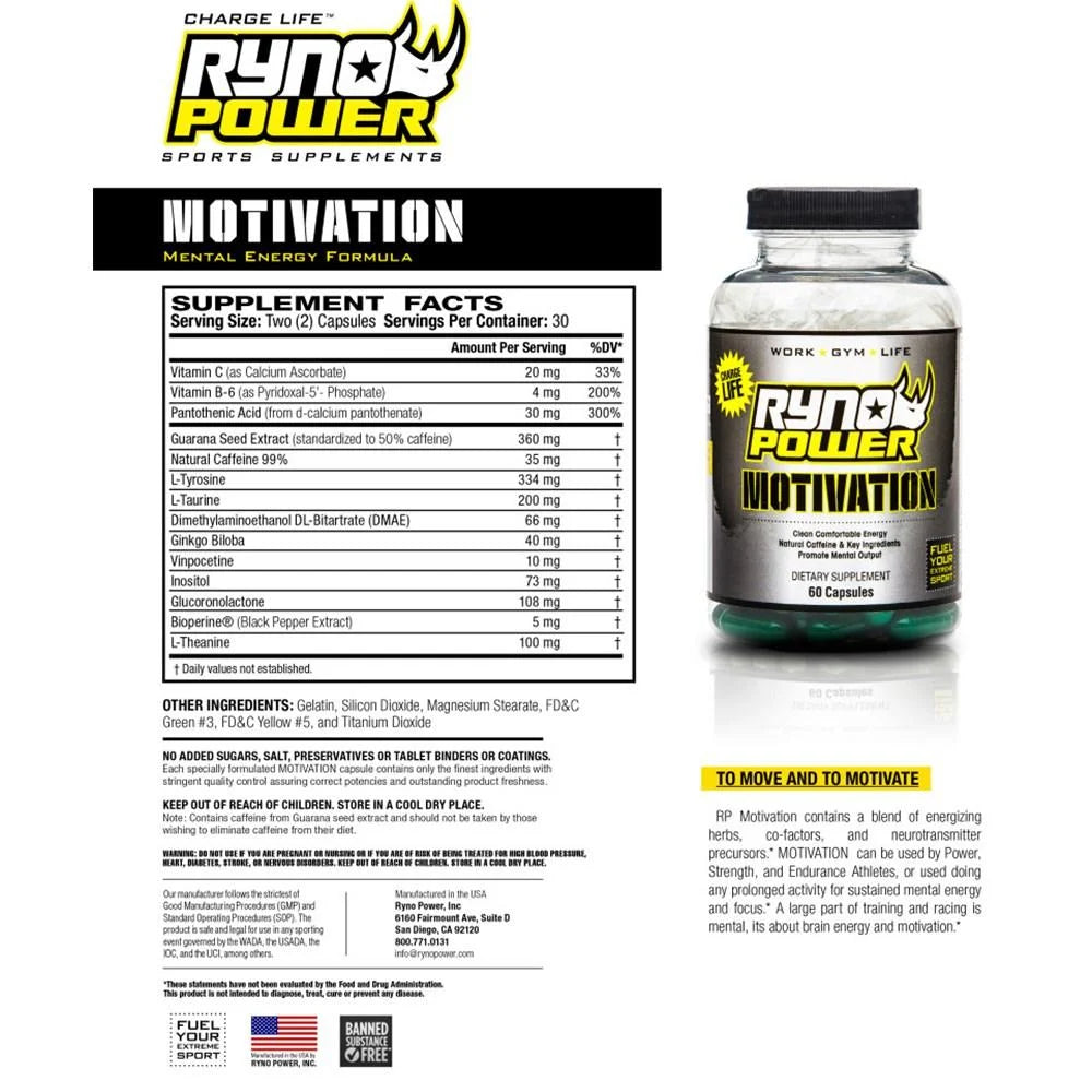 Pre-Race Pack Single Serving - RYNO POWER