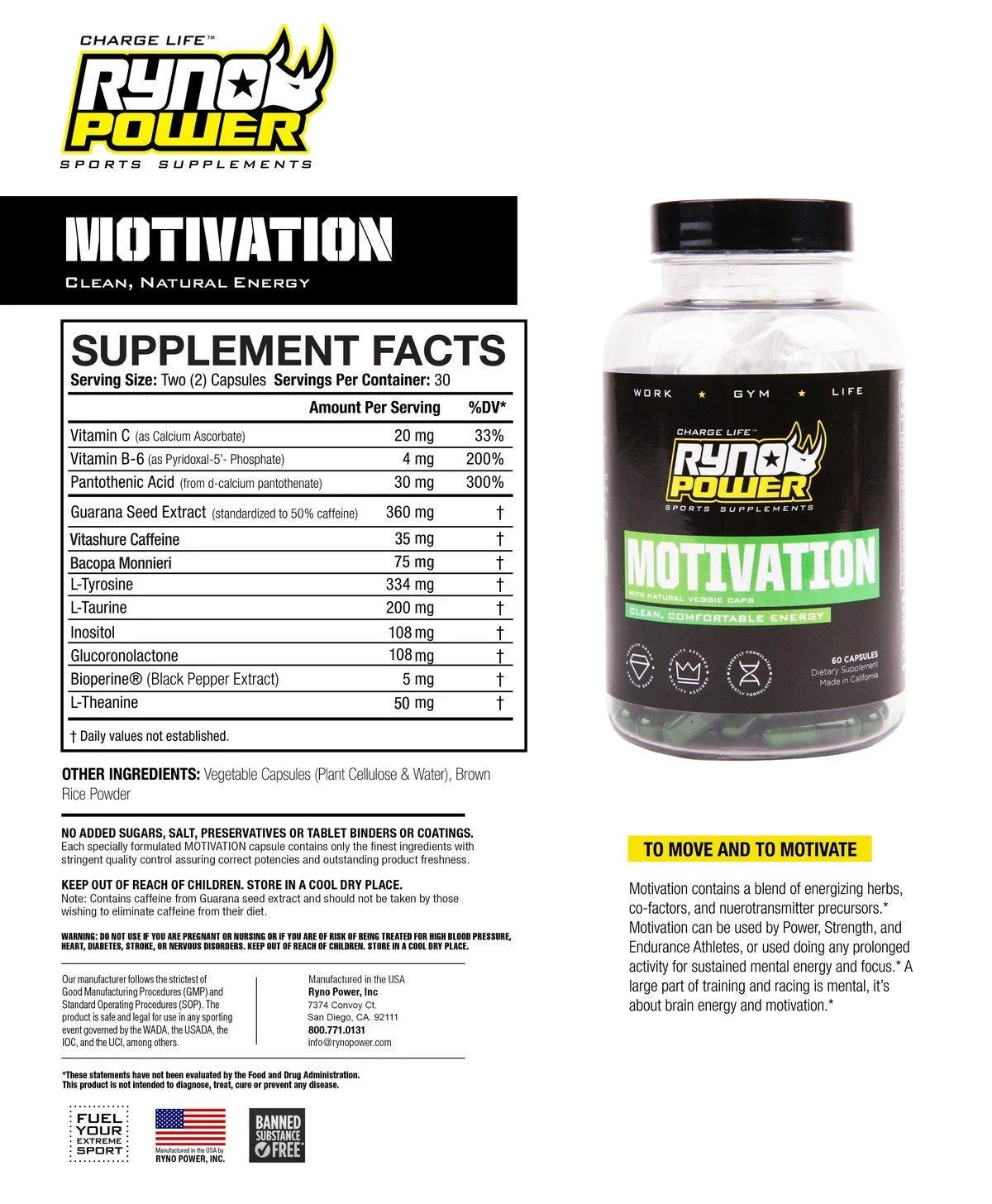 Motivation - RYNO POWER