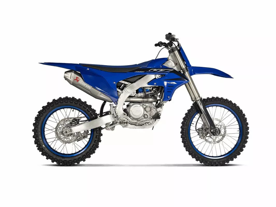 AKRAPOVIC Evo Line Exhaust System YAMAHA YZF 450 WRF 450 YZF 450X 2024 - 2025 TITANIUM