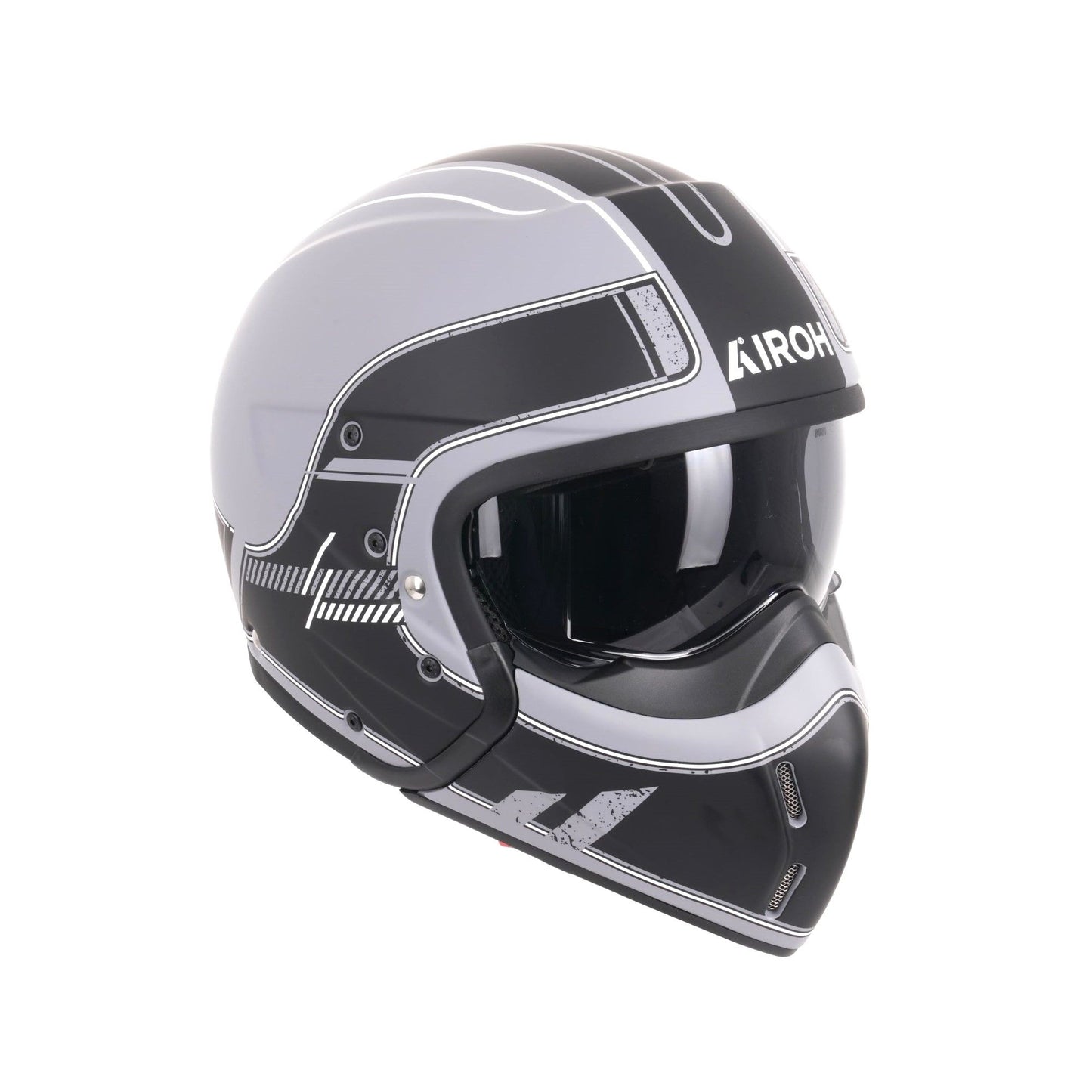 Airoh J110 Motorcycle Helmet Composite Carbon Raster Black Matt