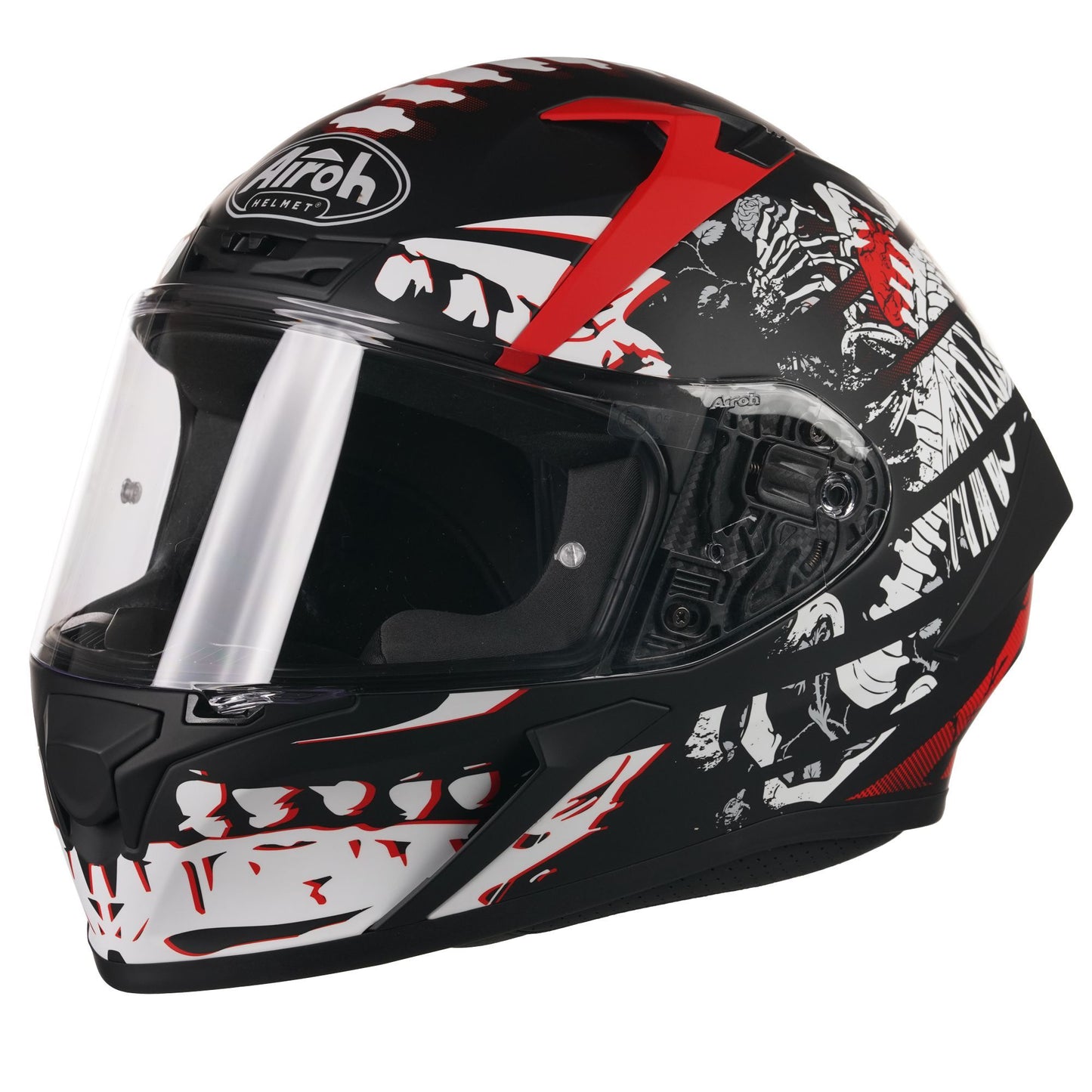 Airoh Valor Full Face Motorcycle Helmet 'Ribs' Matt