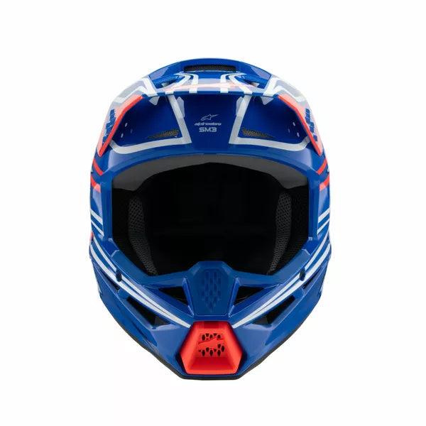 Alpinestars Supertech M3 Wurx Helmet Youth Black Blue Red White