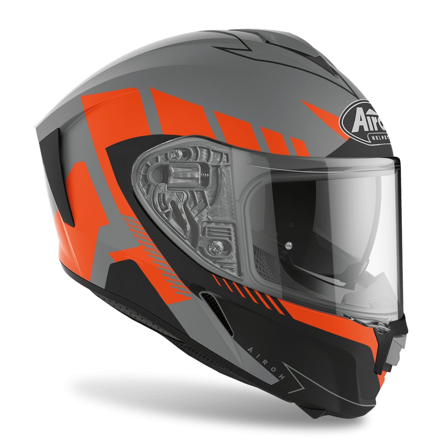Airoh Spark Rise Motorcycle Helmet Full Face Road Orange Matt