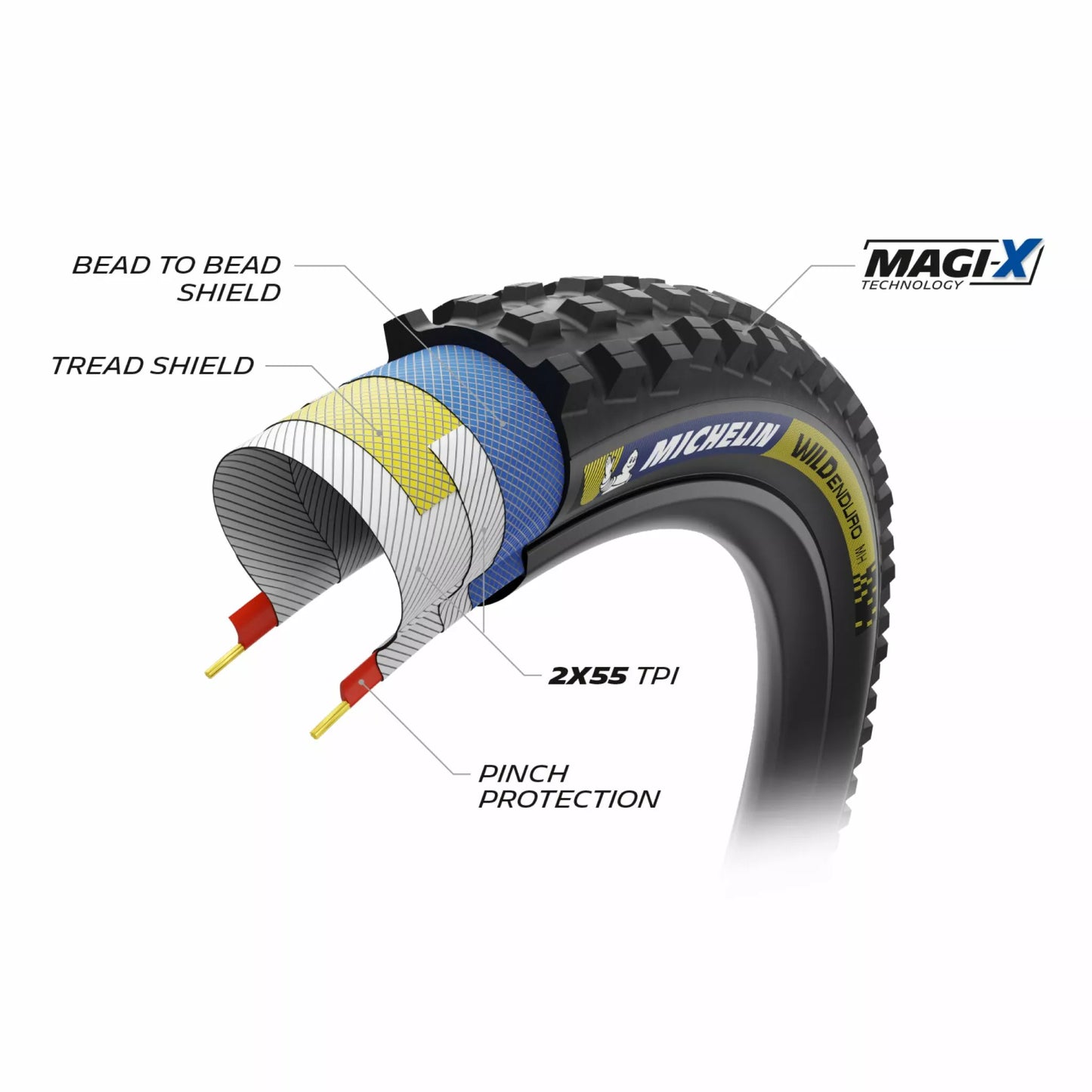 Michelin Wild Enduro MH Racing Tyres MTB EBIKE