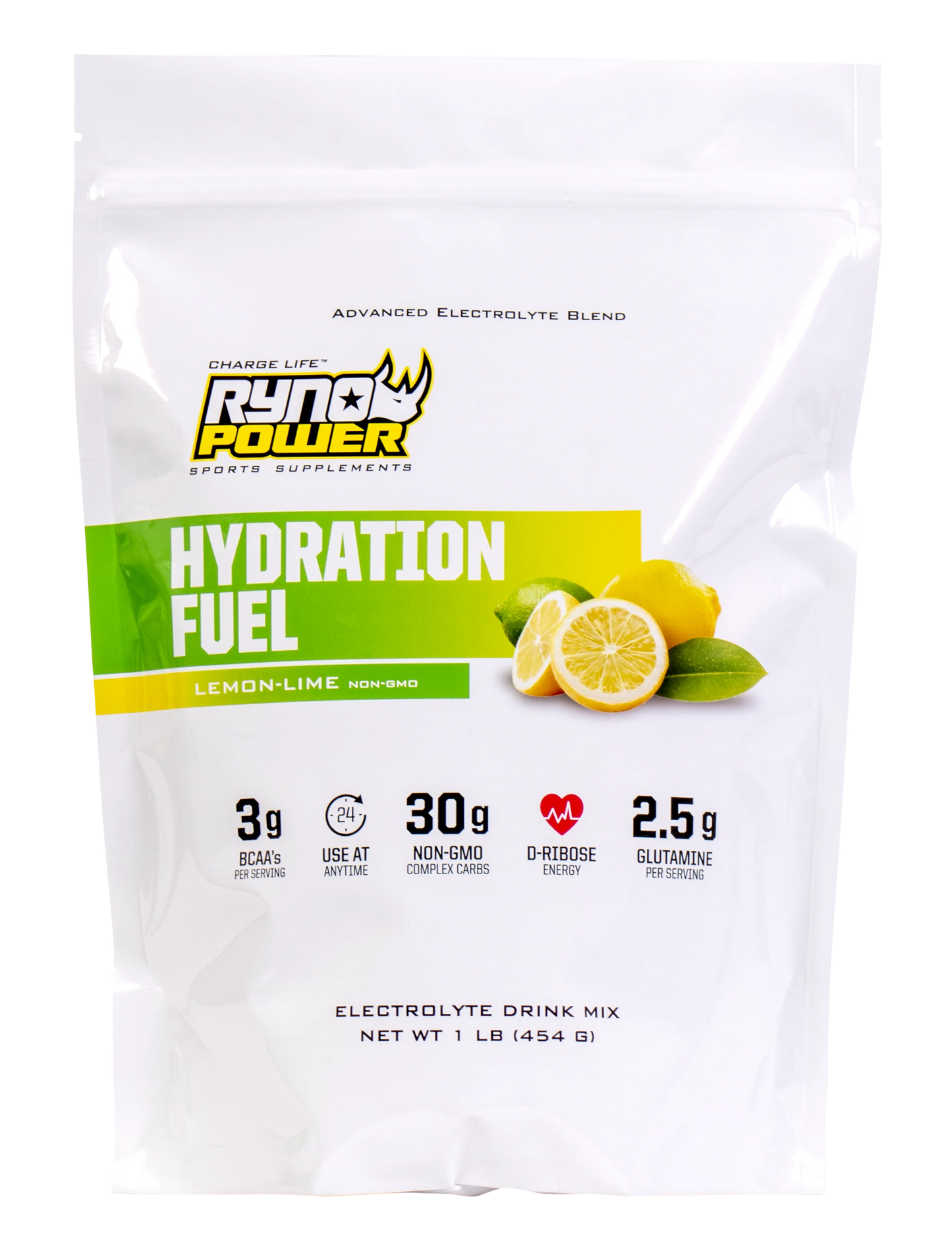 Hydration Fuel 1LB - Lemon Lime - RYNO POWER