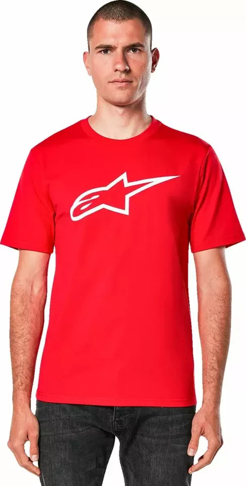 Alpinestars T Shirt TEE SS CSF AGELESS 2.0 Red Motorcycle