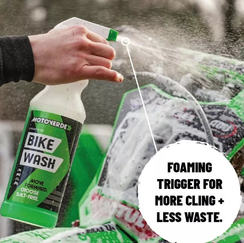 BIKE WASH (READY TO USE) 1L Motorcycle Mountain Bike Motocross MOTOVERDE