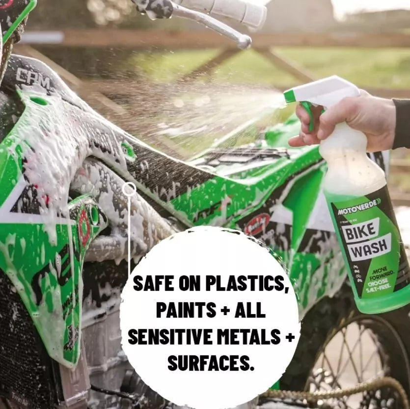 BIKE WASH (READY TO USE) 1L Motorcycle Mountain Bike Motocross MOTOVERDE
