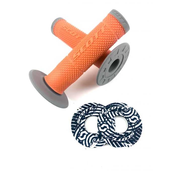 Motocross Grips Orange SCOTT SX II GRIPS Donuts KTM
