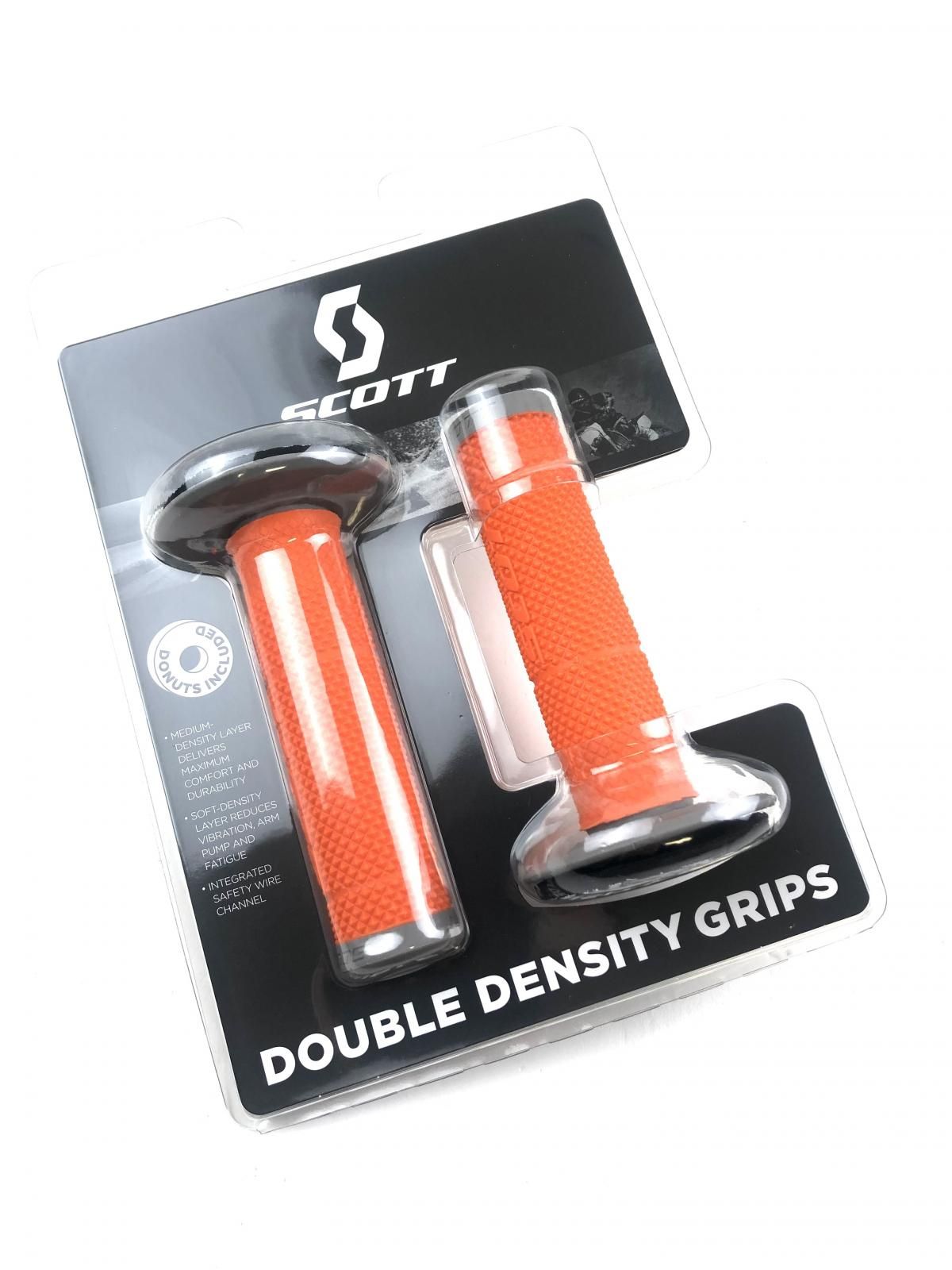Motocross Grips MX Grips SCOTT Duece Grip FREE Donuts Orange KTM