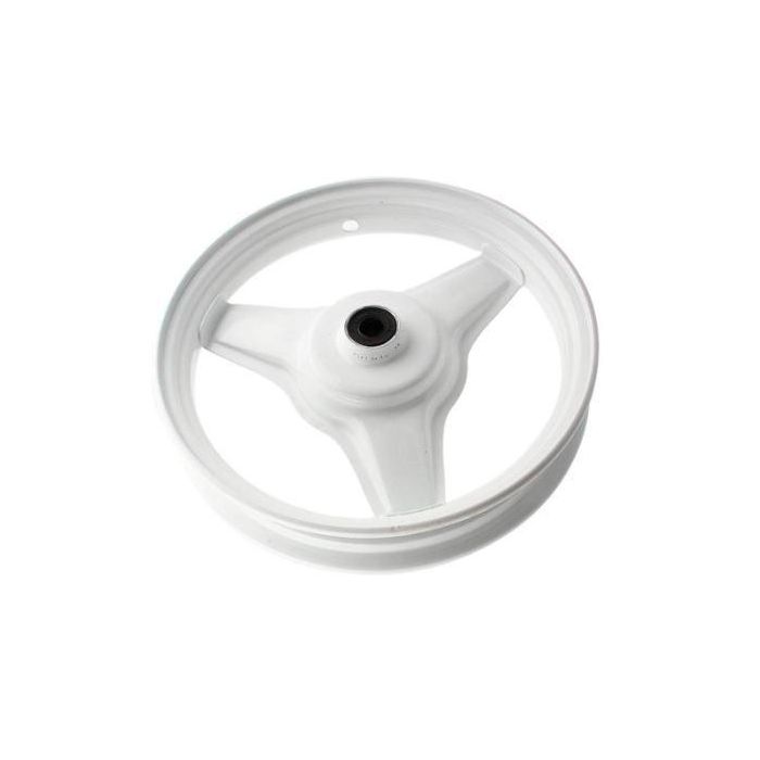 Yamaha PW 50 PEEWEE 50 Rear White Iron Wheel Rim Assembly 10.8" 5M0-25390-00-FH