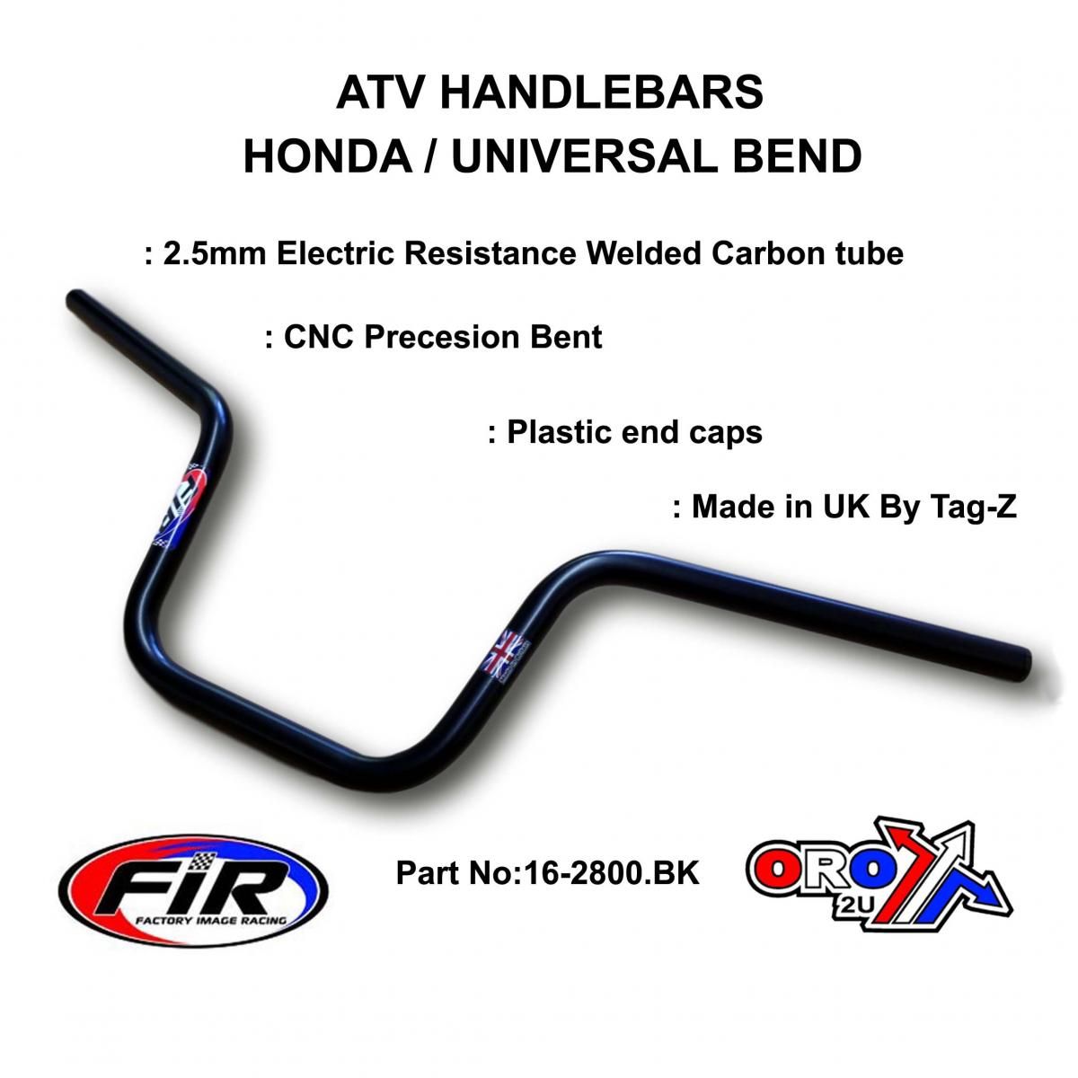 ATV STEEL HANDLEBARS 9 1/2" HONDA OEM REF: 53100-HP5-600