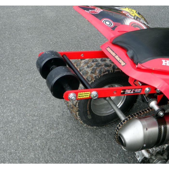 ATV Wheelie Bar Twin Roller Raptor 660 KFX LTZ 400 LTR 450