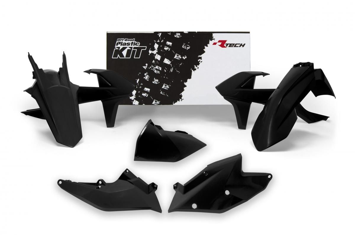 PLASTIC KIT RTECH KTM EXC 250/300 EXC-F 250/350/450/500 XC-W 125/150 2017-2019 BLACK