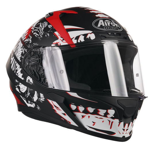 Airoh Valor Full Face Motorcycle Helmet 'Ribs' Matt