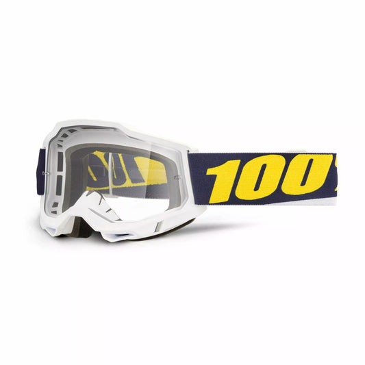 100% Accuri 2 Goggle Yellow Black White Clear