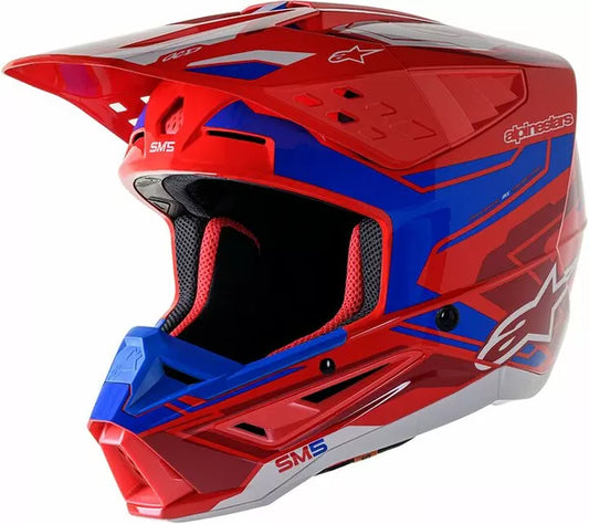 Alpinestars Supertech M5 Action 2 Helmet Red Adult