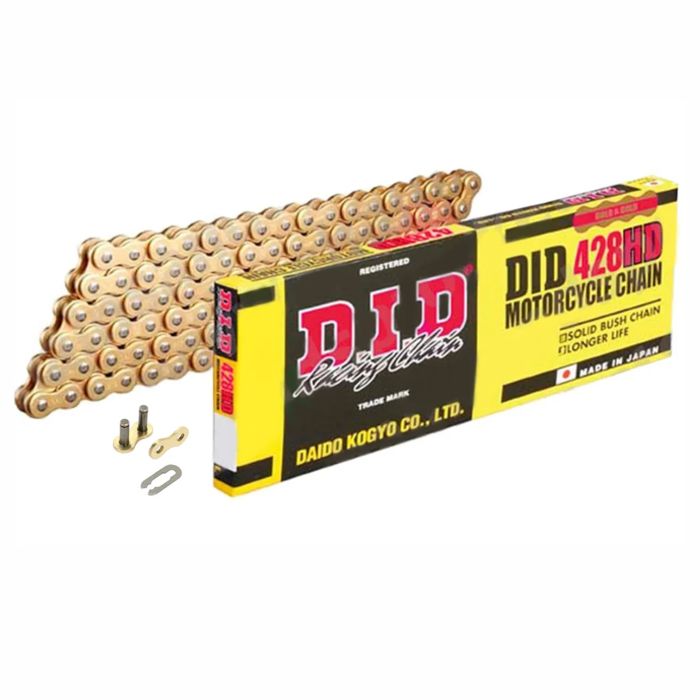 DID Chain 428D 120 Links Gold