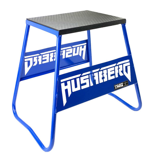 MOTOCROSS STAND BLUE HUSABERG LOGO MX STAND SHOW ROOM STAND 440 mm