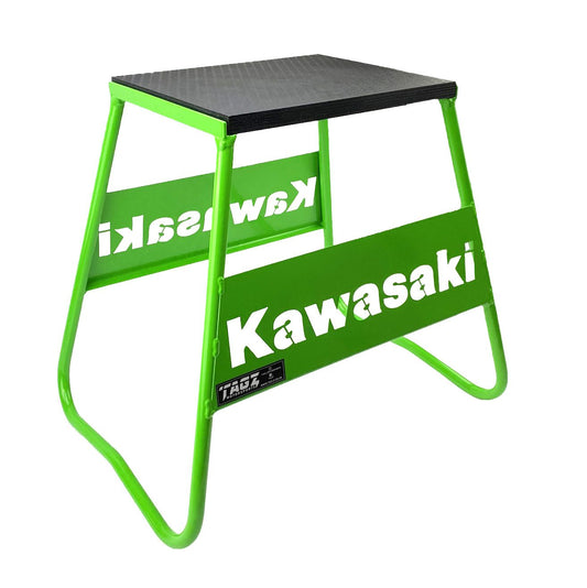 MOTOCROSS STAND GREEN KAWASAKI LOGO MX STAND SHOW ROOM STAND 440 mm