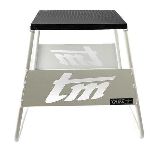 MOTOCROSS STAND WHITE TM LOGO MX STAND SHOW ROOM STAND 440 mm