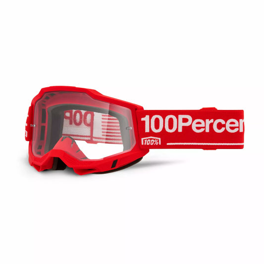 100% Accuri 2 Goggle Red Clear
