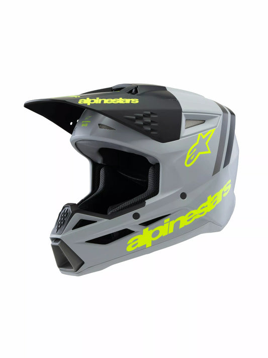 Alpinestars Supertech M3 Radium Helmet Youth Grey Black