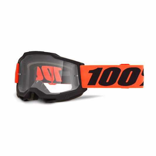 100% Accuri 2 Goggle Orange Black Clear