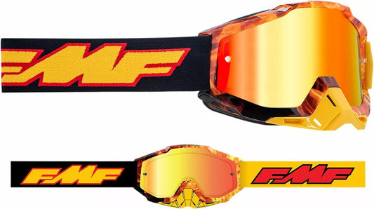 FMF PowerBomb Spark Goggles - Red